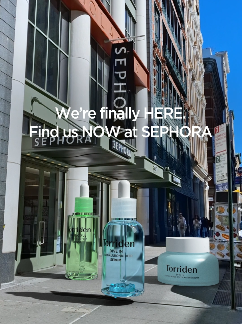The wait is over. TORRIDEN has landed!!!🖤 From sky-high journeys across iconic U.S. landmarks to a smooth touchdown at @SEPHORA — our exclusive launch is here! Starting July 17, discover select Torriden products slowly making their way into the Next Big Thing section, in-store at Sephora. Get ready to meet the next big thing in skincare. 🌎💫 #TORRIDEN #SEPHORA #SephoraLaunch #NextBigThing #yourfavorite#Skincare #KBeauty#TORRIDENatSephora