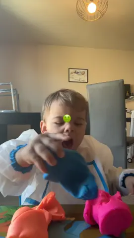 #enfant #pateamodeler #activiteenfant #drole 