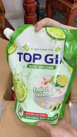 Combo 2 túi 4 lít nước rửa chén chỉ 99k#nuocruachen #review #xuhuong 