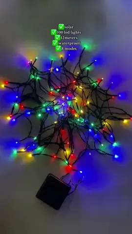 100+ pesos lang check out na habang mura pa!!!#christmaslights #solarchritsmaslights 