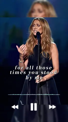 Celine Dion - Because You Loved Me #música #celinedion #becauseyoulovedme #lyrics_songs #tipografia #song