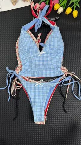 The cutest swimsuit set even 👙🌊#twopieceset #swimsuit #bikini #tankini #fyp #spotlightfinds #tiktokshopblackfriday 