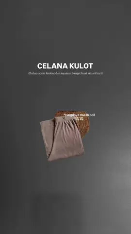 Yuk buruan cekout koleksi warna cantik nya 😍 #kulothighwaist #celanamurah #celanapanjang #celanawanita 
