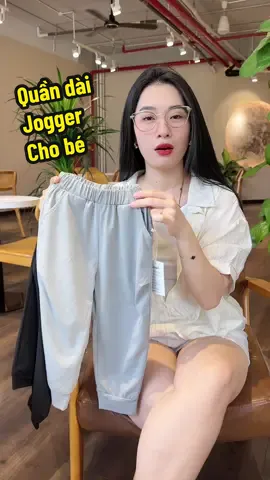 Quần dài  jogger trơn vải cotton mềm mịn cho bé 9-24kg #hanghipstore 