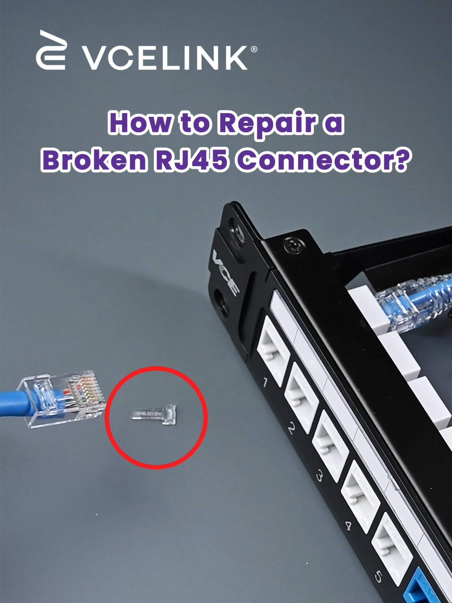 How to replace/repair a broken RJ45 connector?#rj45 #cat6 #rj45connector #homenetwork #ethernet #DIY
