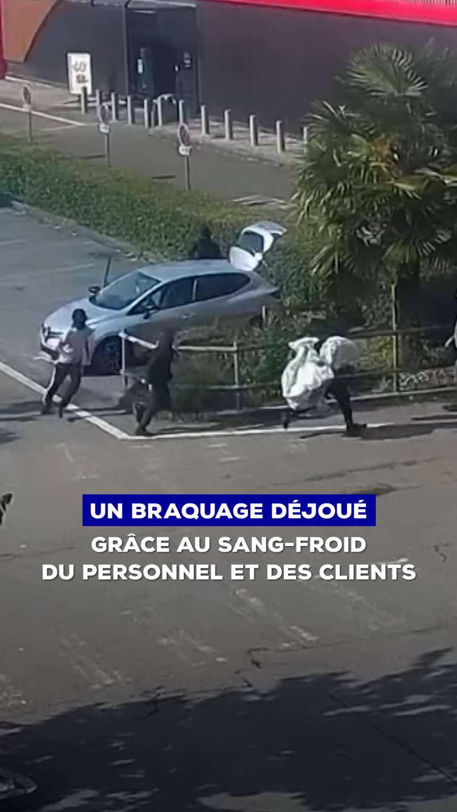 😮 À Joigny (Yonne), le 8 juillet dernier, le courage et le sang-froid d'employés et clients d'une galerie commerciale ont permis de stopper des braqueurs qui voulaient s'en prendre à une boutique de téléphonie.