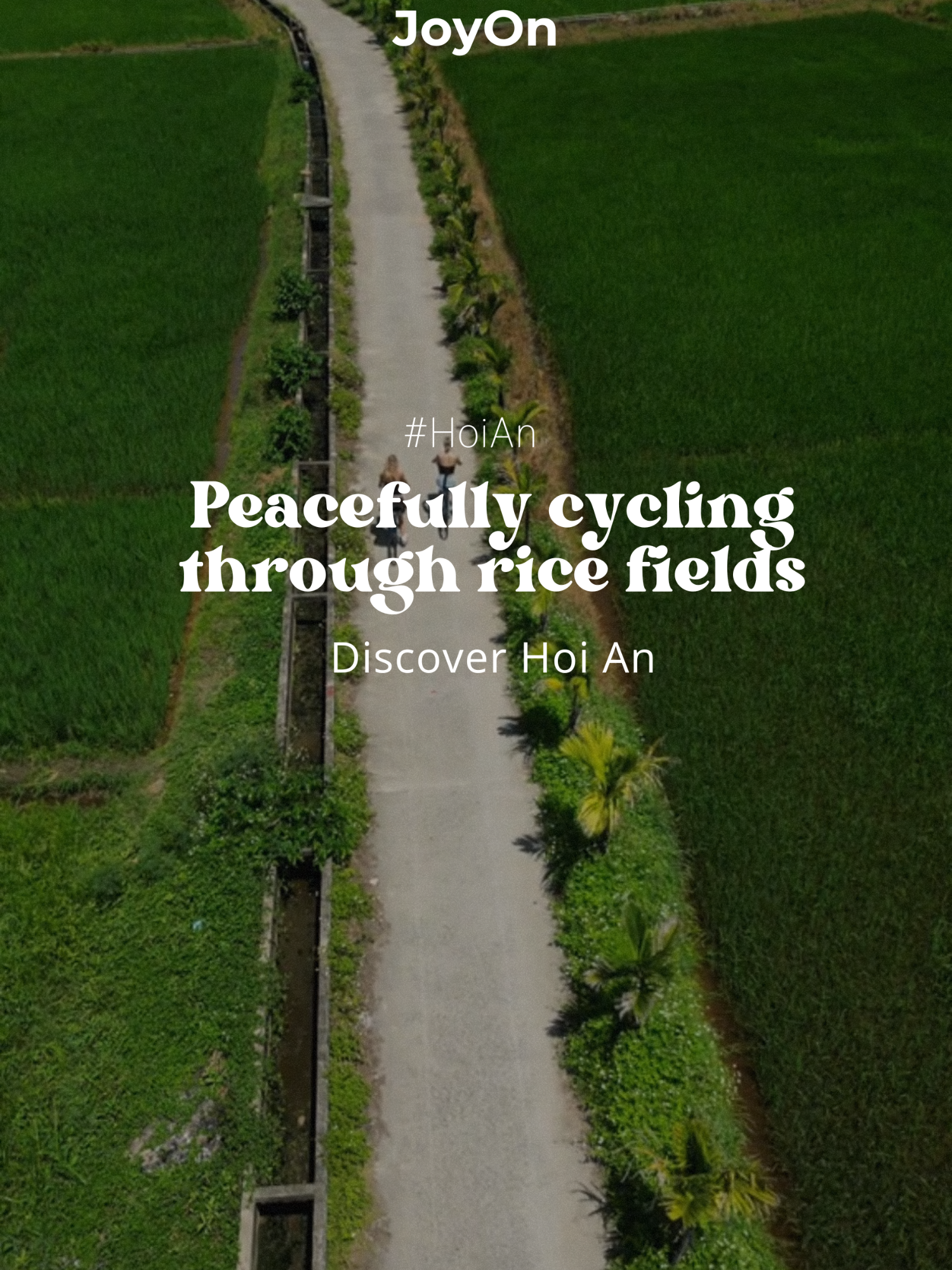 Looks like Italy? Nope. It's Hoi An, Viet Nam. Peacefully cycling through the rice fields.  #JoyOn #hoian #vietnam #hoianvietnam #travel #explorevietnam #vietnamtravel