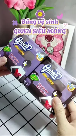 GWEN Tím Siêu Mỏng thấm hút tốt #gwen #bvsantoan #giarebatngo #bvs #enter 