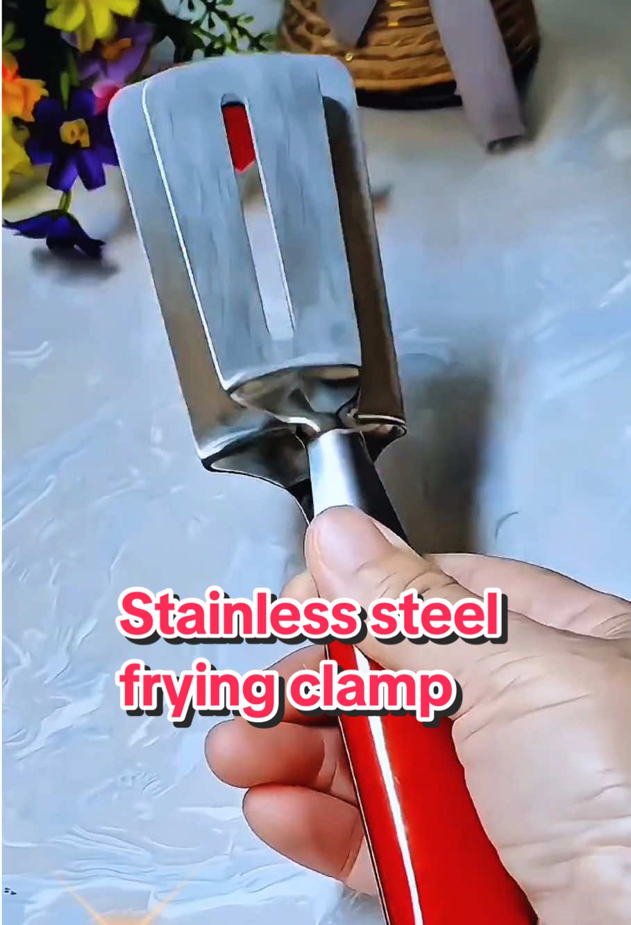 不锈钢煎夹. Stainless steel frying clamp.#好物分享 #goodthing #Kitchenware #goodstuff #tiktok精选联盟 #厨房好物 #厨房好物推荐 #厨房用品 
