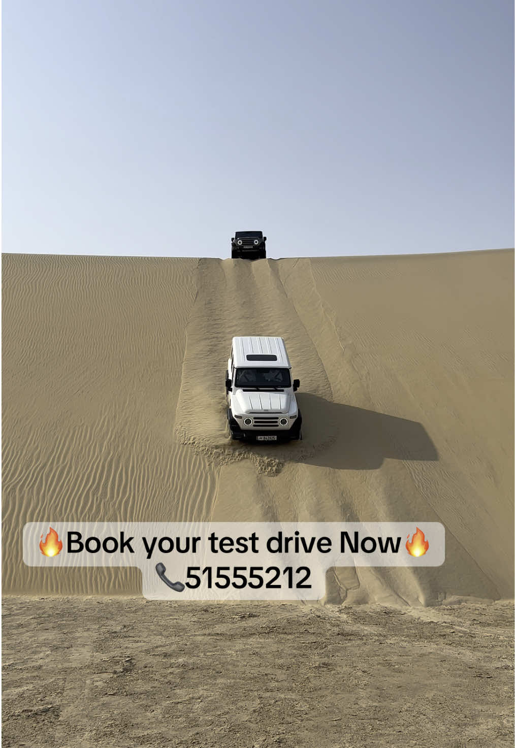 The 212🔥 pure power, Real 4x4, and smooth control in every grain of sand.  Ready to feel it for yourself?  📞Call 51555212 To Book your test drive now!  #212Colors #qatarcars #مغامرة #power #car 