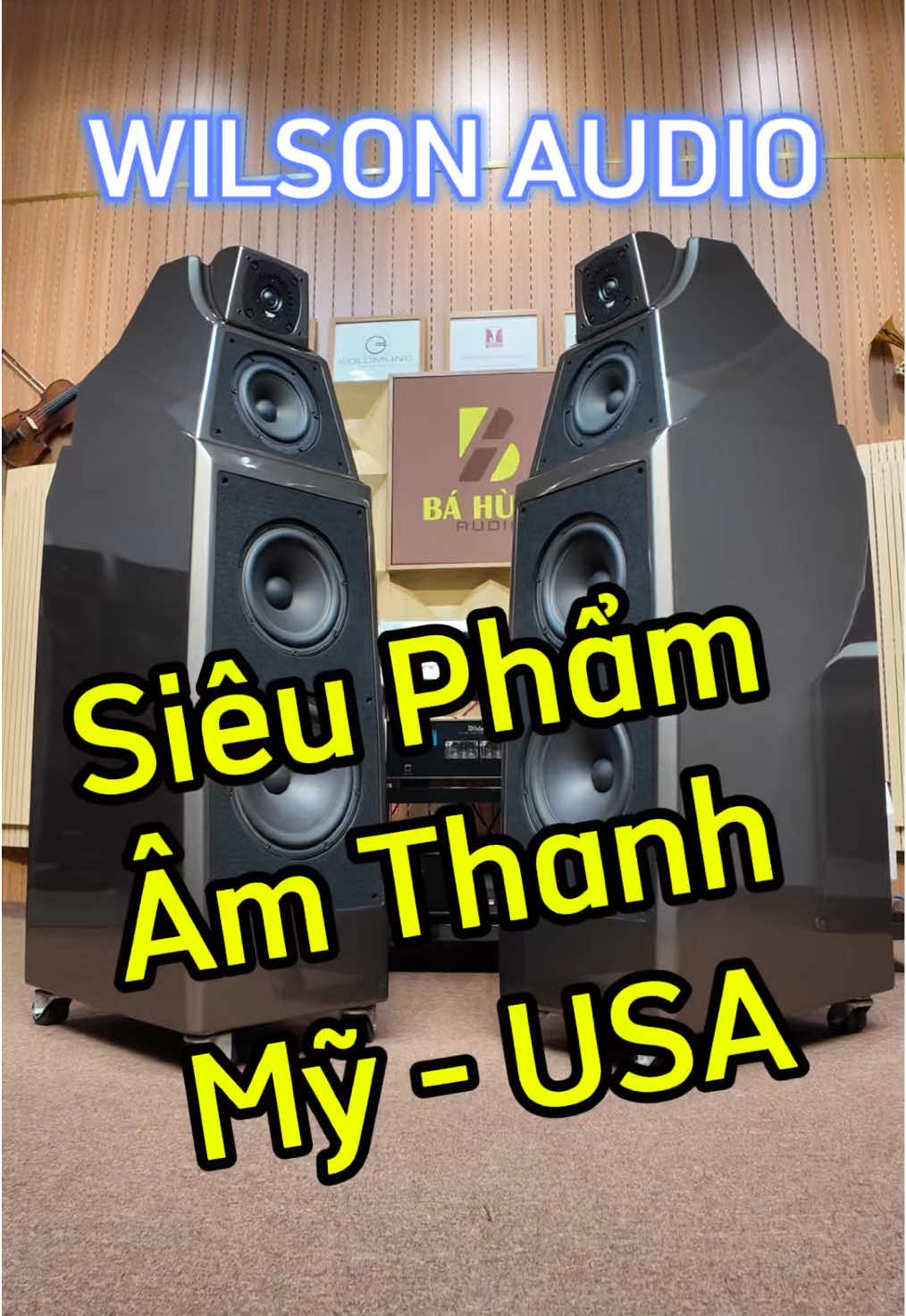 Wilson Alexia 2 Đẹp Xuất Sắc - Âm Thanh Mạnh Mẽ, Sắc Nét #speaker #bahungaudio #audio #audiophile #wilson #amthanh #music #sound #thinhhanh #viral #xuhuong 