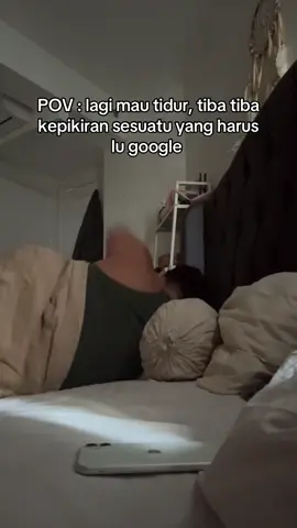 kalo ga gabisa tidur