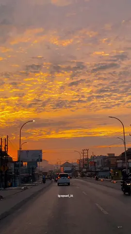 Senja Di Kota P.Balai✨#sunset #senja #banyuasin 