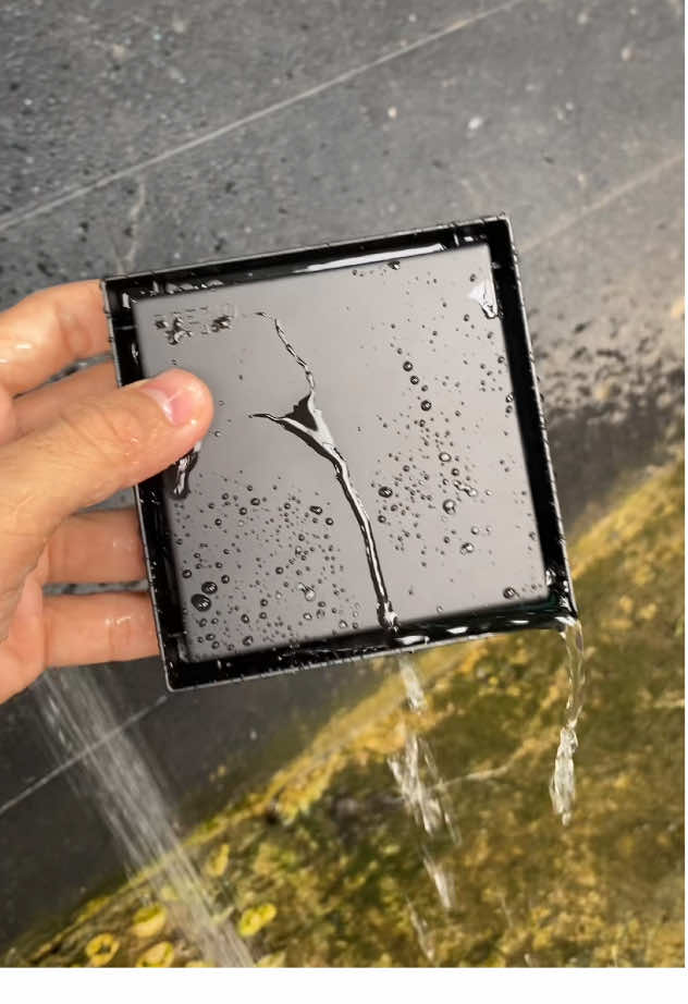 Pengen kamar mandi estetik pake floor drain dari brezio ini bahan stainless #floordrain #saringangotkamarmandi #saringangot 