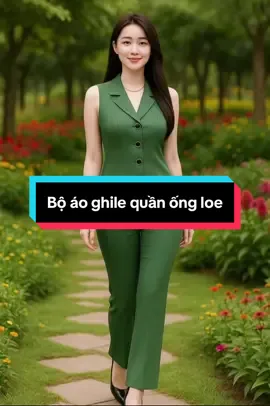 Bộ áo ghi Lê kèm quần ống loe có giãn 4 chiều #trend #xuhướng #viral #thoitrang #model #xuhuongtiktok #thoitrangnu  @PhuongLinhshop 