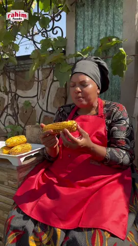 Sweetcorn, I know it’s corny but it’s a-maize-ing 😋🥰❤️ #rahimfoods #kampala #uganda 