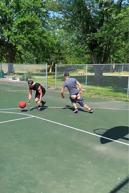 Funny basketball failure moment #funnyvideos #satisfying #asmr #basketball #foryou #fyp 