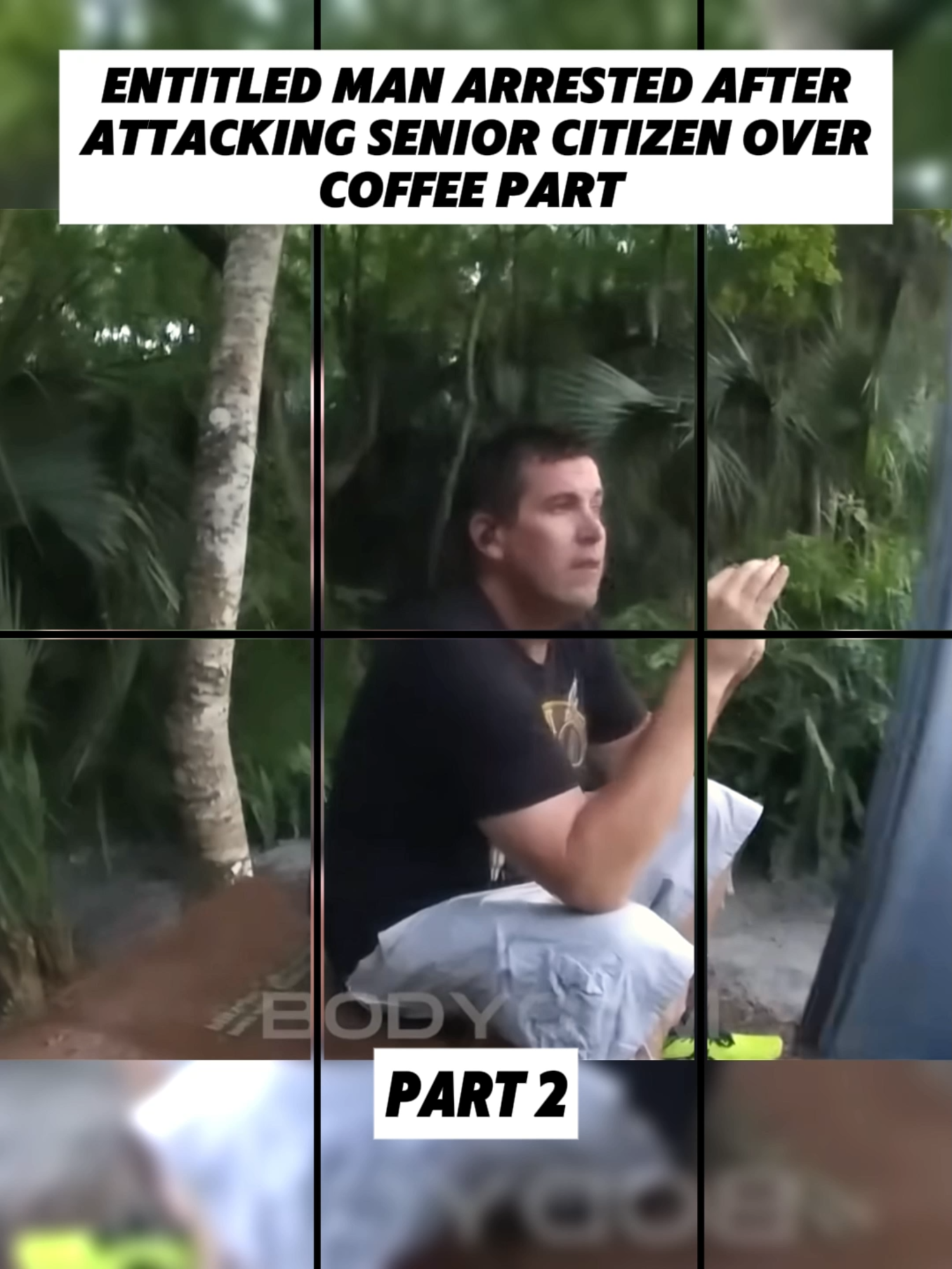 Entitled Man Arrested After Attacking Senior Citizen Over Coffee Part 2 #cops #copsoftiktok #policeofficer #familythings #mom #copstiktok
