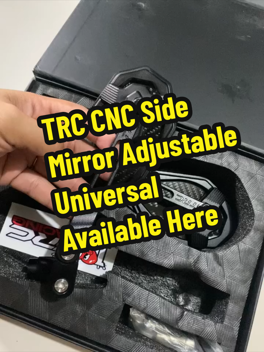 TRC CNC Side Mirror Adjustable Universal #trc #cnc #sidemirror #adjustable #universal #approvedforlto #thaiconcept #malaysianconceptinspired🇵🇭 #indoconcept #foryoupage #foryou #viraltiktok #trendingvideo #fypppppppppppppppppppppp #motorparts #motoraccessories 
