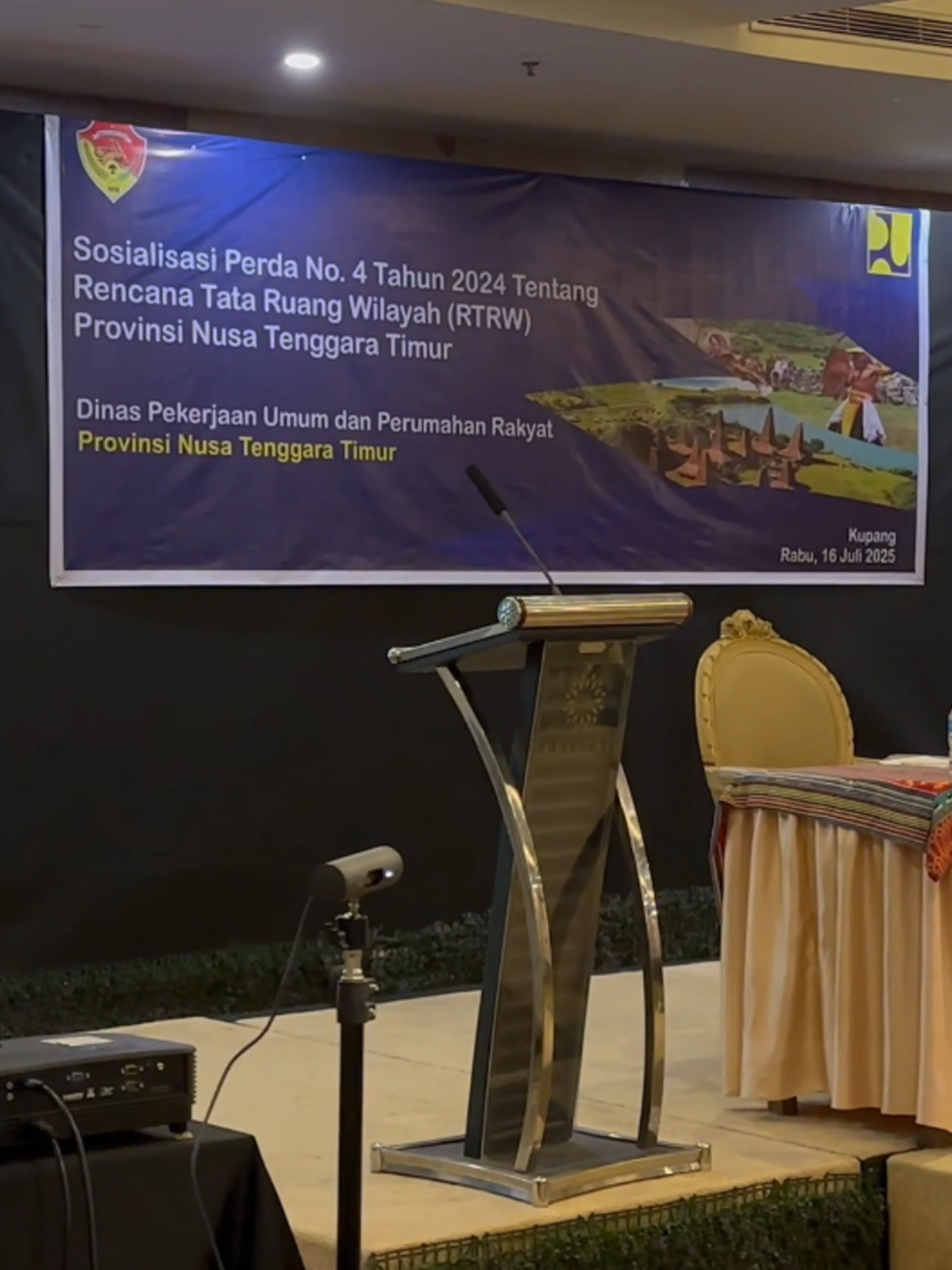 Sosialisasi Perda No. 4 TAhun 2024 tentang Rencana Tata Ruang Wilayah (RTRW) Provinsi Nusa Tenggara Timur