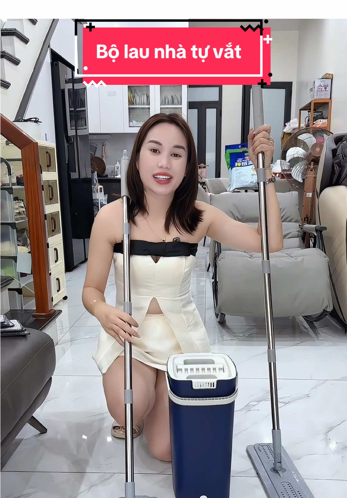Combo bộ cây lau nhà tự vắt tặng 2 thanh chổi và 8 bông lau lại sale chỉ có hơn 100k #xuhuong #hangmen96 #bocaylaunhatuvat #bocaylaunhathongminh #bocaylaunha 