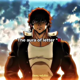 The aura of letter B 💀 #onepiece #dragonball #baki #anime #edit #viral_video #fyp 