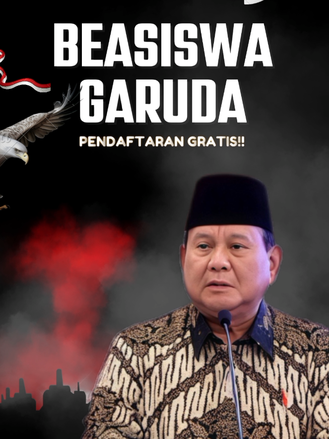 Beasiswa Garuda🦅 tingkatkan kualitas sumber daya manusia  Program Beasiswa Garuda merupakan inisiatif strategis pemerintah untuk memperluas akses pendidikan tinggi berkualitas, khususnya di bidang sains dan teknologi. Melalui dukungan penuh mulai dari biaya pendidikan, pelatihan bahasa, hingga kesiapan riset, Beasiswa Garuda membentuk SDM unggul menuju visi Indonesia Emas 2045. ✅ Gak butuh nilai tinggi⁣  ✅ Gak minta ranking⁣  ✅ Gak liat kamu dari mana⁣ ⁣  📌 Terbuka untuk:⁣ - SD, SMP, SMA, Kuliah, bahkan Umum ⁣ - Tanpa batas usia dan wilayah domisili ⁣ - Tidak ada syarat nilai/IPK dan prestasi tertentu ⁣ - Penerima beasiswa lain boleh mendaftar⁣ ⁣  🗓 Deadline: 30 DESEMBER 2025 ⁣ PENDAFTARAN GRATIS! *Tidak ada syarat nilai/IPK dan prestasi tertentu ⁣ - Penerima beasiswa lain boleh mendaftar⁣ ⁣ #beranda #fyp #foryoupage #xybca #masukberanda #BeasiswaGaruda #beasiswa  #AksesPendidikanMerata #Kemendikbud #VisiPresidenPrabowo  #AstaCita  #prabowogibran   #BeasiswaGaruda2025 #fypシ 