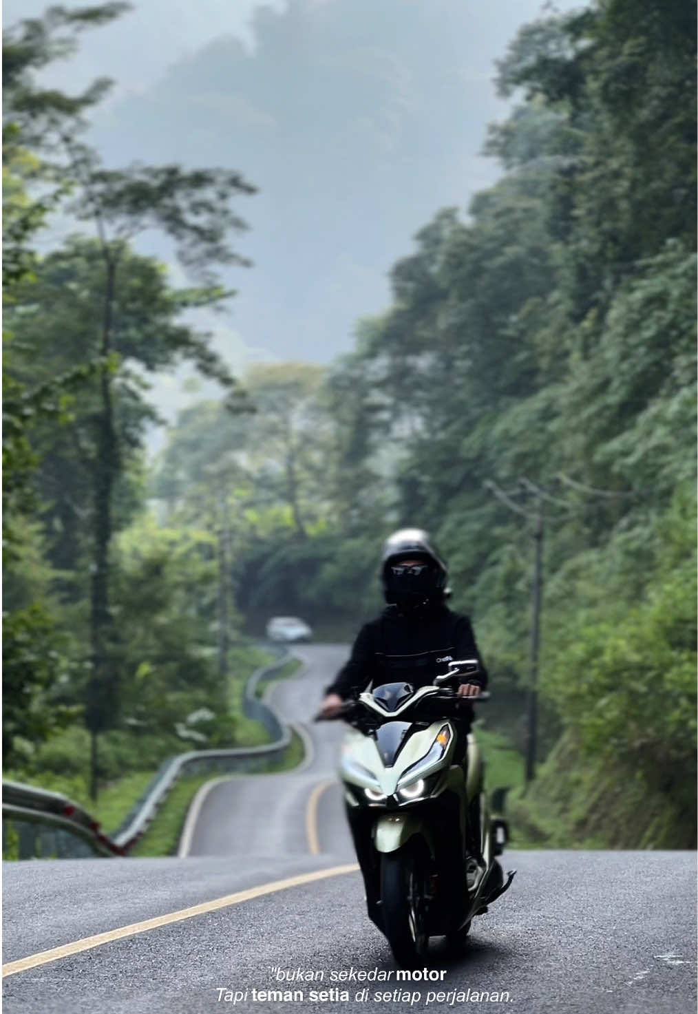mau berapa kali lewat sini ttp aja gk bakal bosenn, suasana sama aspal gacorr nya,,cinem nya besok