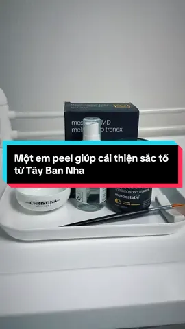 💥 Peel y khoa với Mesopeel MD Melanostop Tranex – bộ 4 hoạt chất mạnh mẽ giúp: ✅ Làm sáng da ✅ Giảm nám, thâm, tàn nhang ✅ Cải thiện sắc tố lâu năm #auroraspa_bình_chánh #Điềutrịdakhoahọc #dượcmỹphẩm #Chemicalpeel 