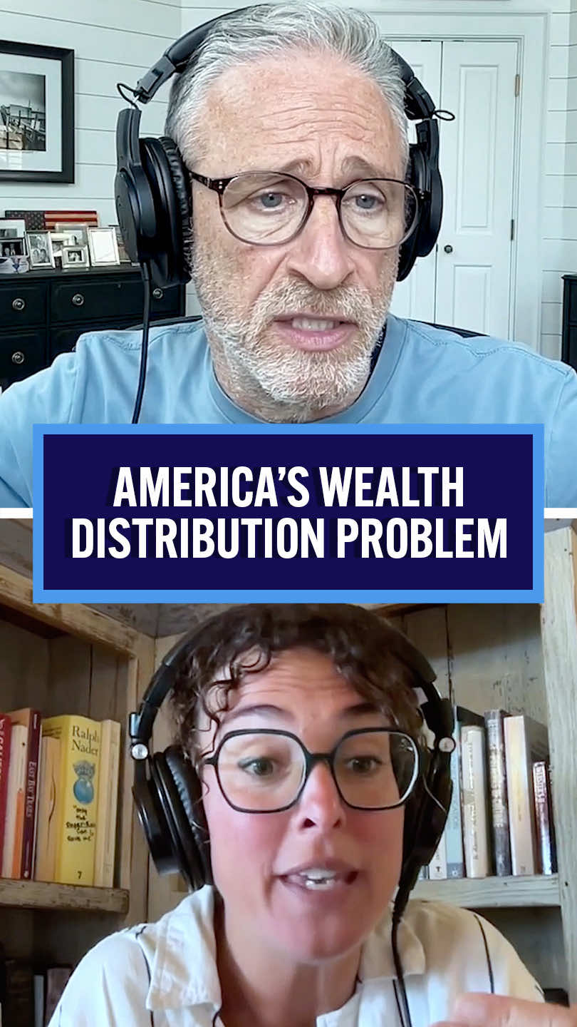Jon welcomes economists Clara Mattei and James Robinson to try and pinpoint exactly where America’s economy failed workers. An all-new #TheWeeklyShow is out now. #Politics #JonStewart