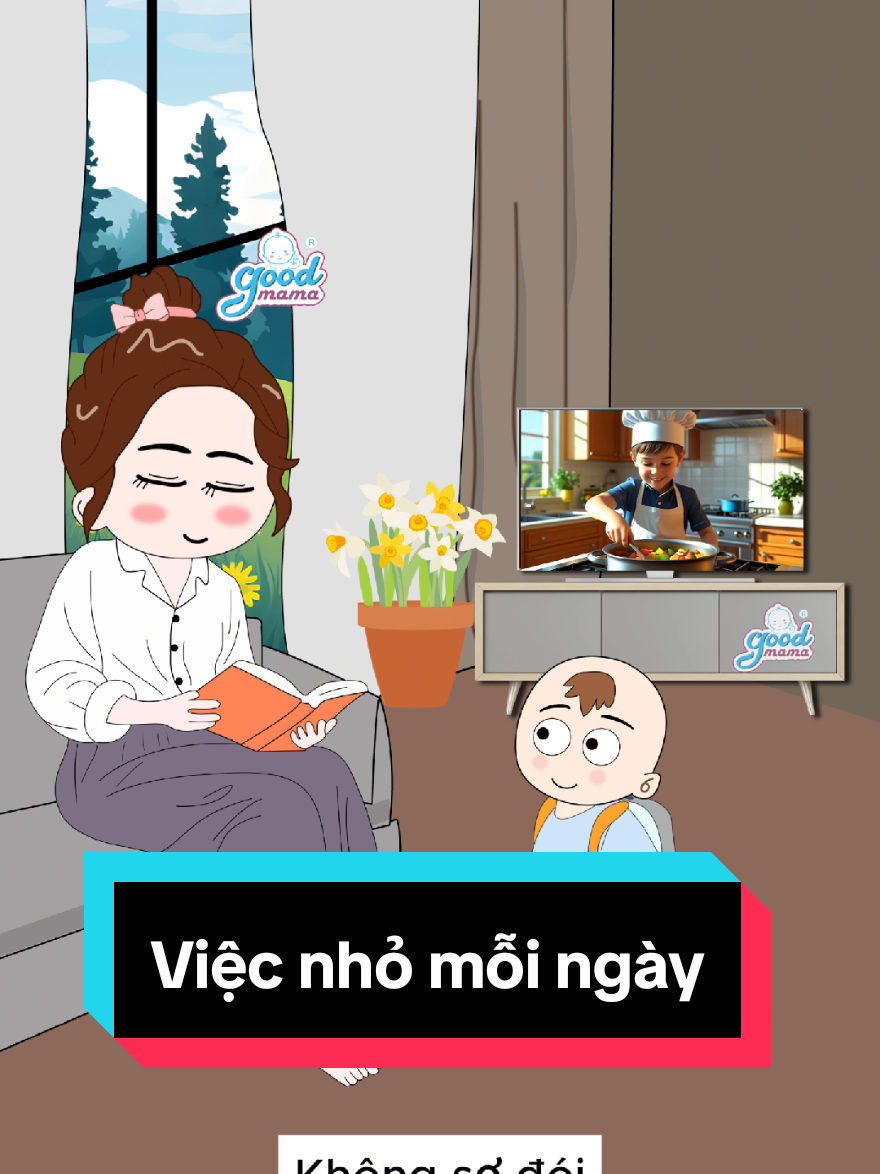 Mỗi ngày một việc nhỏ để sau này trở thành người đàn ông tốt 👏 #goodmama #xuhuong #chuyencuaty #daycon 