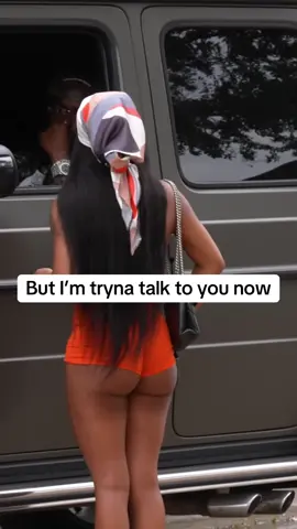 I’m tryna talk to you now though 