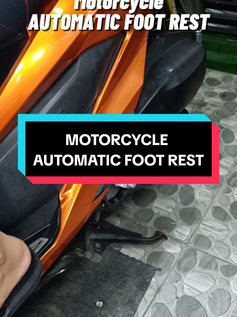 Automatic Pasenger Foot Rest #footrest #footrestformotorcycle 