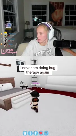 🔊‼️sound wanrning by the way #tiktoklive #livehighlights #roblox #hugtherapy #trolling #misspork #stream #clips #robloxfunnyclips 