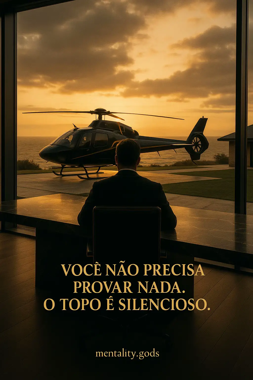 “Quando você chega no topo, o barulho acaba. O sucesso fala por si.” #MentalidadeForte#SilêncioDoTopo#MentalityGods#AltaPerformance#LuxoComPropósito#JogoMental#DisciplinaÉLiberdade#PoderSilencioso#VisãoDeFuturo#VencerEmSilêncio