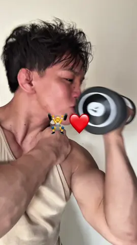 👧❤️→🏋️❤️ . . #biceps #bicepsworkout #exercise #fyp #おすすめ #おすすめにのりたい #バズる #Fitness #bodybuilding 