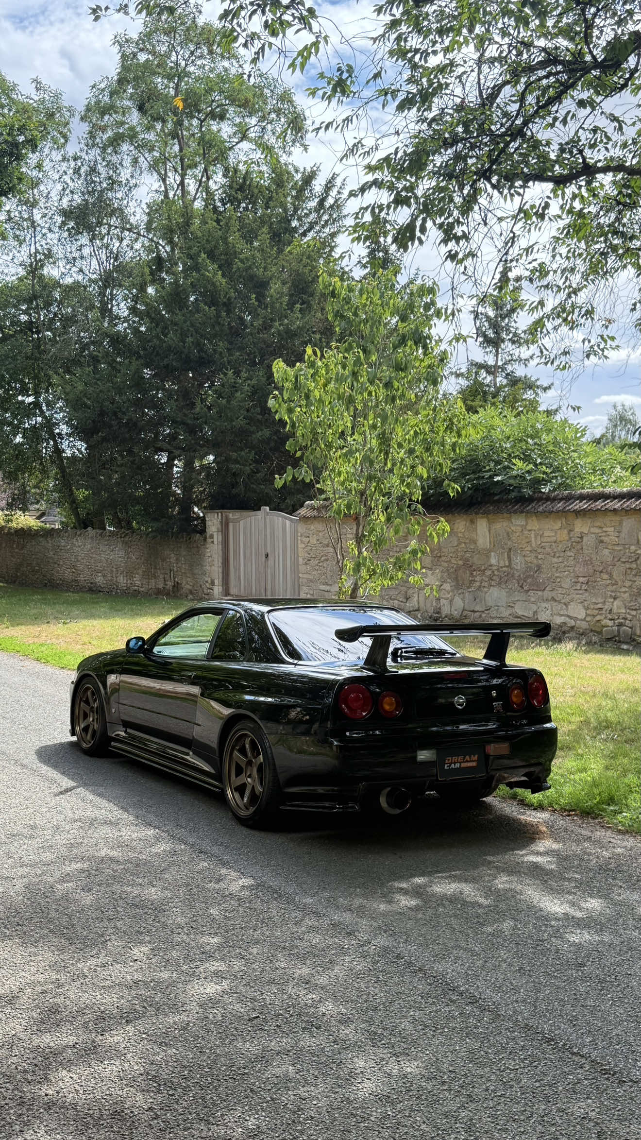 R34 + TE37 = 🎯 #r34gtr #gtr34 #skyliner34 #nissangtr 