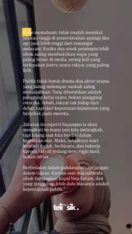 Bukan kah kedamaian romansa yg paling mesra? _ #telisikberisik #gubernur #wakilgubernur #bangkabelitung #pemerintah #info #damai #babel #fyp #viral 