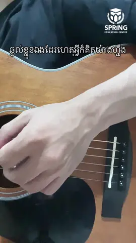 សង្សារក្រៅចិត្ត #springeducationcenter #foryou #cover #fyp #fingerstyle   