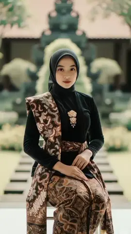 kebaya jawa lagi 🤍 #fyp #potoadatjawa #gemini #ai #kebayajawa #prompt #promptai 