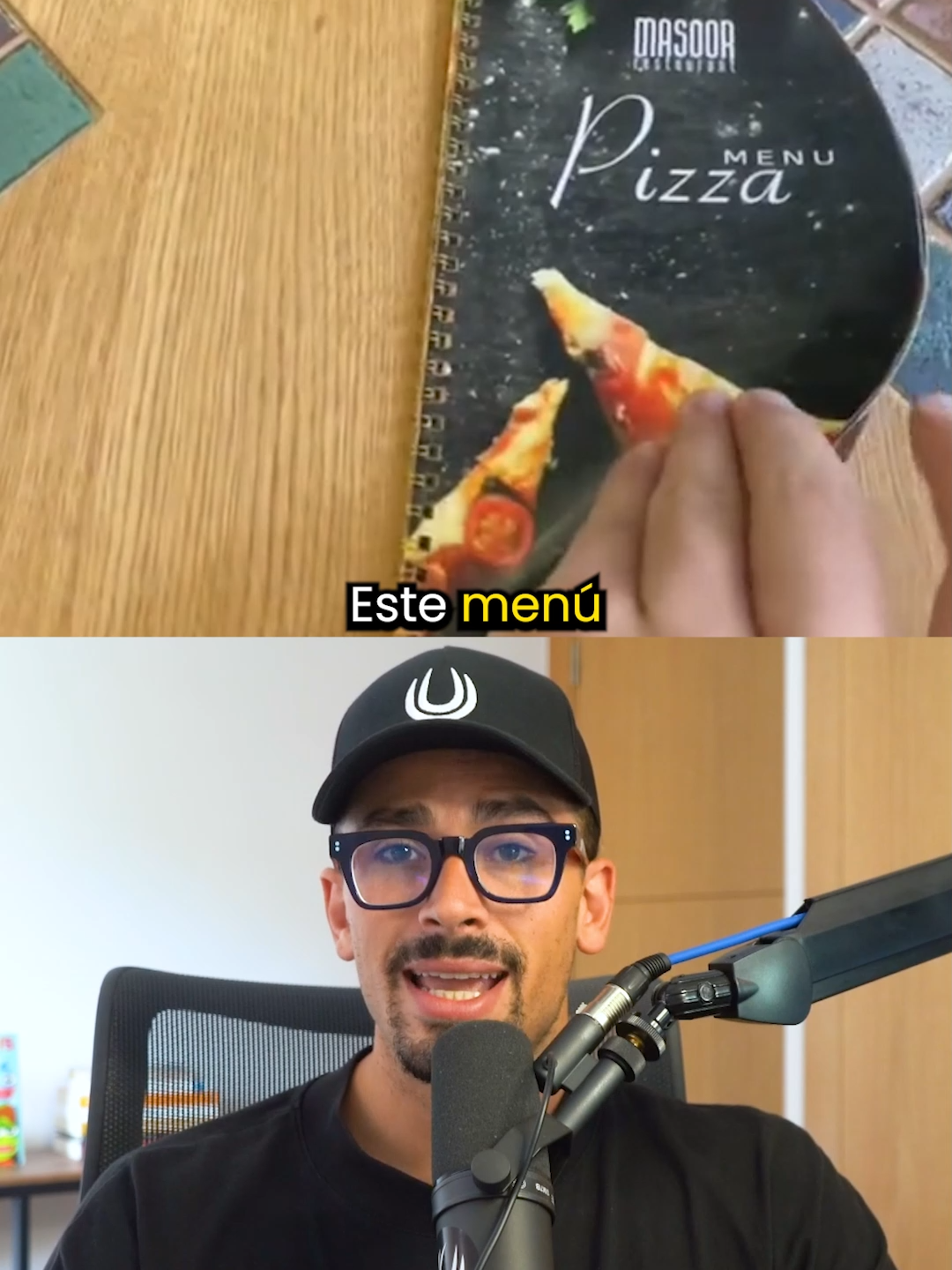 El mejor menu para pizzas
