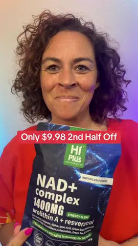 Hi Plus NAD+ Complex supplement 	•	NAD+ for energy and cellular repair 	•	Boost NAD+ levels naturally 	•	Anti-aging NAD+ supplement 	•	NAD+ Complex for brain and body 	•	Hi Plus NAD+ Complex reviews 	•	Cellular energy supplement NAD+ 	•	Restore NAD+ for longevity 	•	Mitochondrial health supplement 	•	NAD+ with resveratrol and CoQ10 #NADPlus 	•	#NADSupplement #dealsforyoudays 