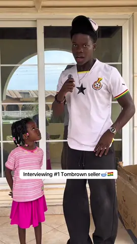 Interviewing the best Tom Brown seller in Ghana! 🇬🇭 #tombrown #ghanatiktok🇬🇭 #twi