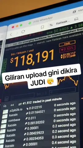 Padahal niat beli #bitcoin sebagai STORE OF VALUE saja malah dikira judi 😮‍💨😮‍💨😮‍💨 #fyp #viral #fypシ #fypgakni #trending #crypto 