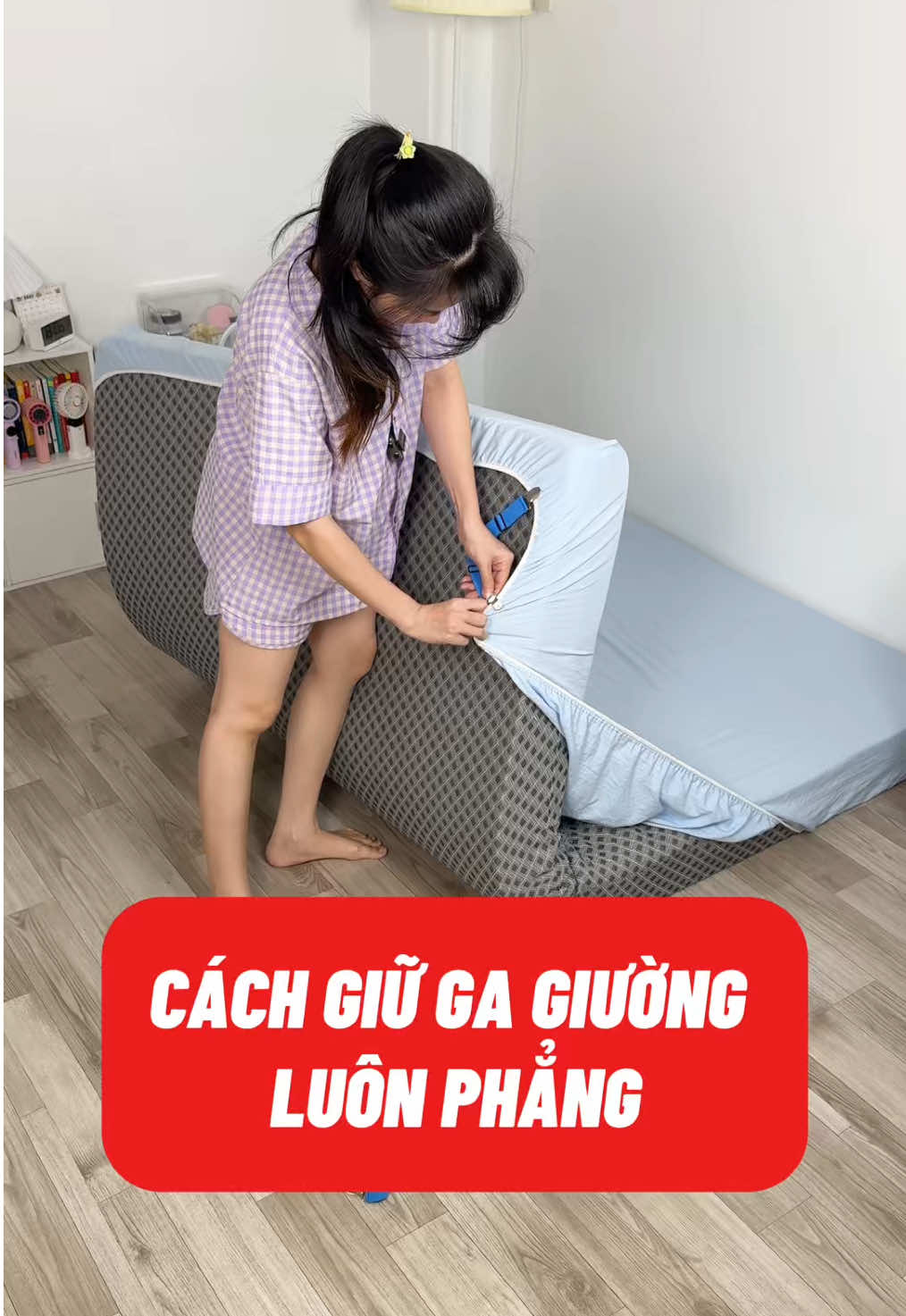 Kẹp cố định ga giường #ngandecor #diyhomedecor #dogiadung #giadungtienich #decor #kepcodinhgagiuong 