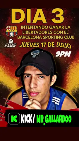LOS ESPERO HOY A LAS 9PM ⚽⚡ #copalibertadores #gaming #fifa25 #barcelonasc #DeportesEnTikTok 