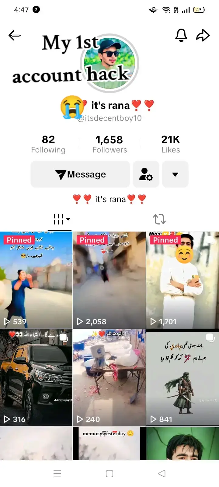 my first account hack this is my new account please support me boys and girls #trendingsong #trendingsong #trendingsong #trendingsong #trendingsong #trendingsong #trendingsong #trendingsong 
