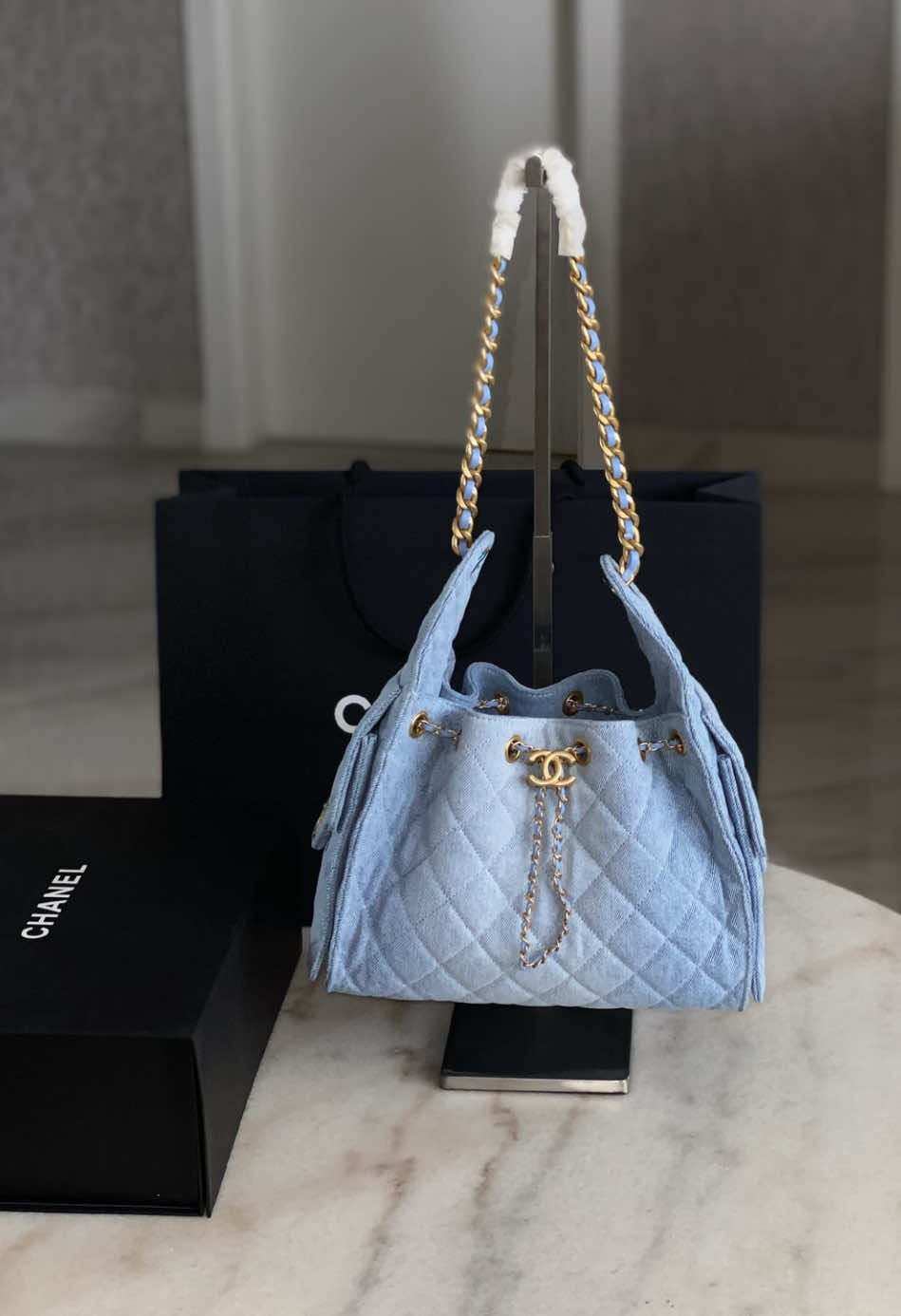 Chanel 25 Handbag in Denim #fyp #foryou #oluxury27 #luxury #fypageシ #chanel 
