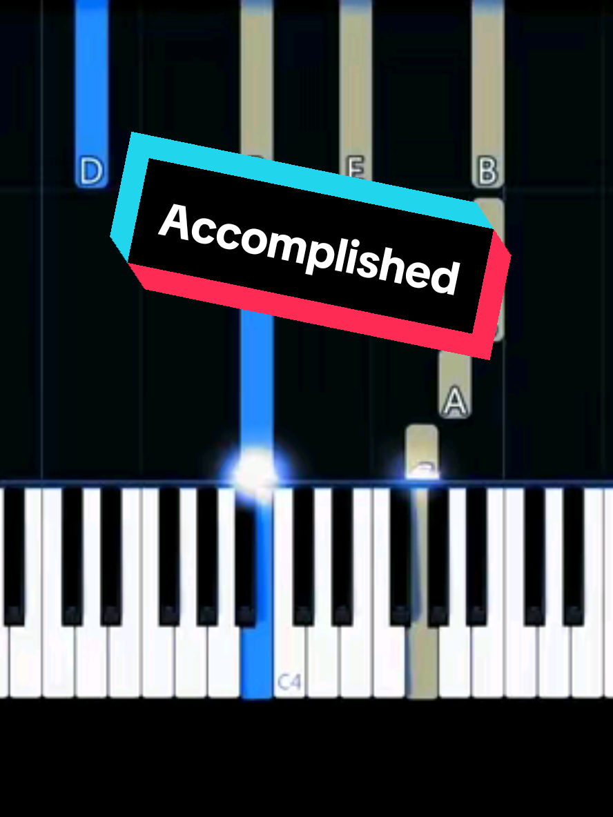 Intermediate 🎹 Tutorial of the song Accomplished Ending Theme #squidgame3 #accomplished #piano #pianotutorial #atlanticnotes 