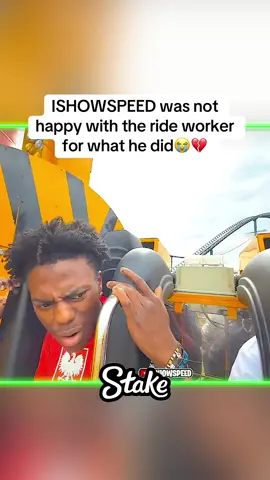 ISHOWSPEED was not happy with the ride worker for what he did😭💔 #Speed #ishowspeed #europe #speedclips #ishowspeedclips #kaicenat #irl #europetour #ishowspeedeuropetour - speed or ishowspeed irl stream in europe tour - ishowspeed live in poland #poland #🇵🇱 
